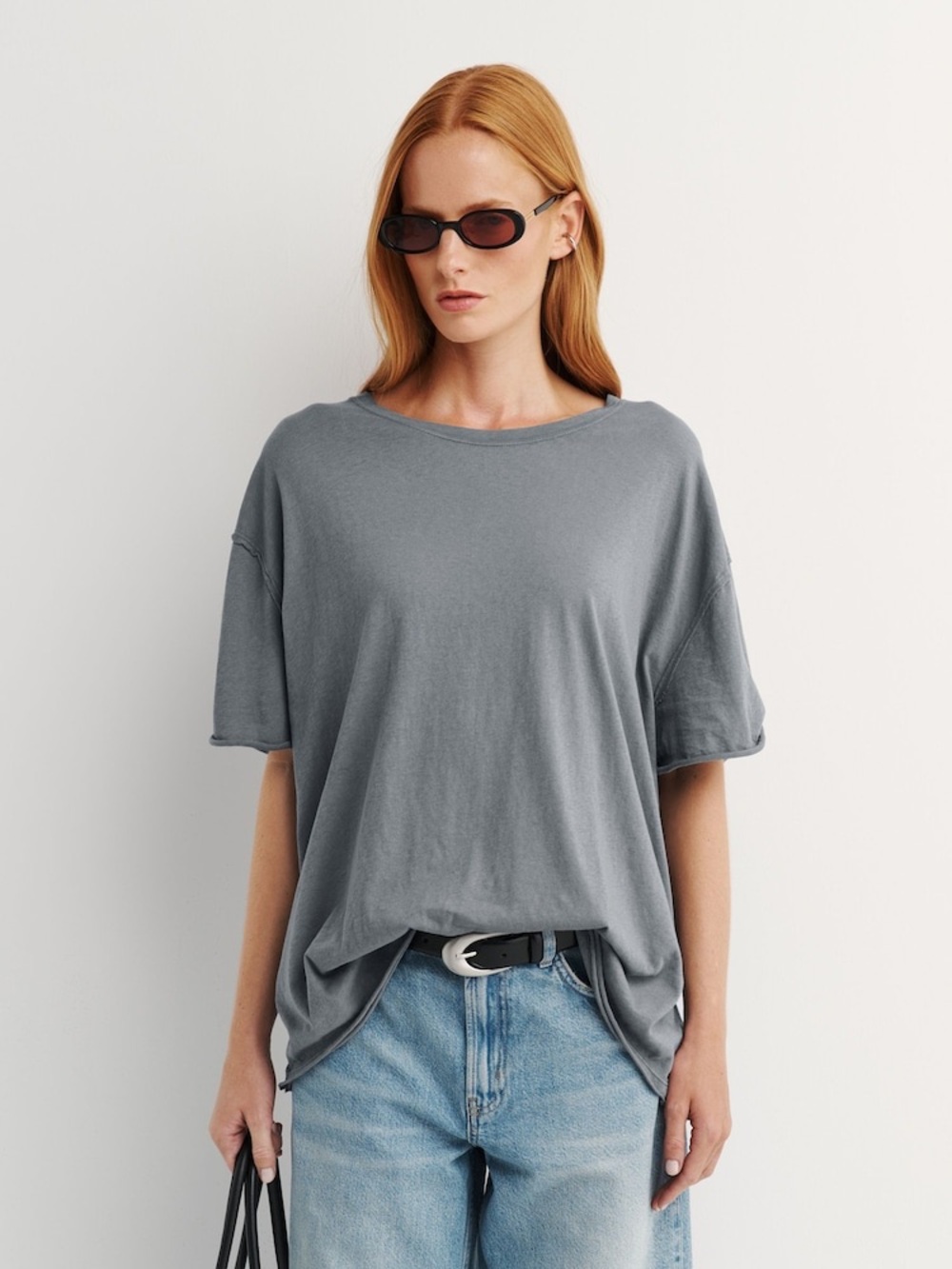 Free People  Blue Nina T-Shirt